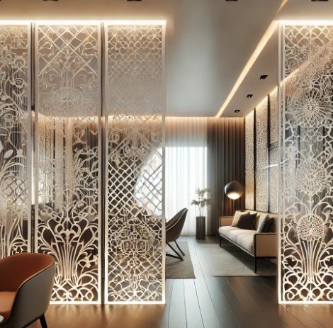 Desain Interior dengan Laser Cutting Akrilik