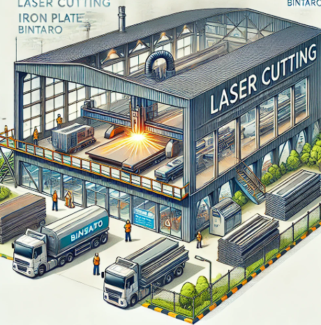 Laser Cutting Plat Besi di Bintaro