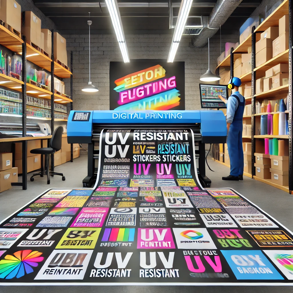 sticker uv dengan digital printing