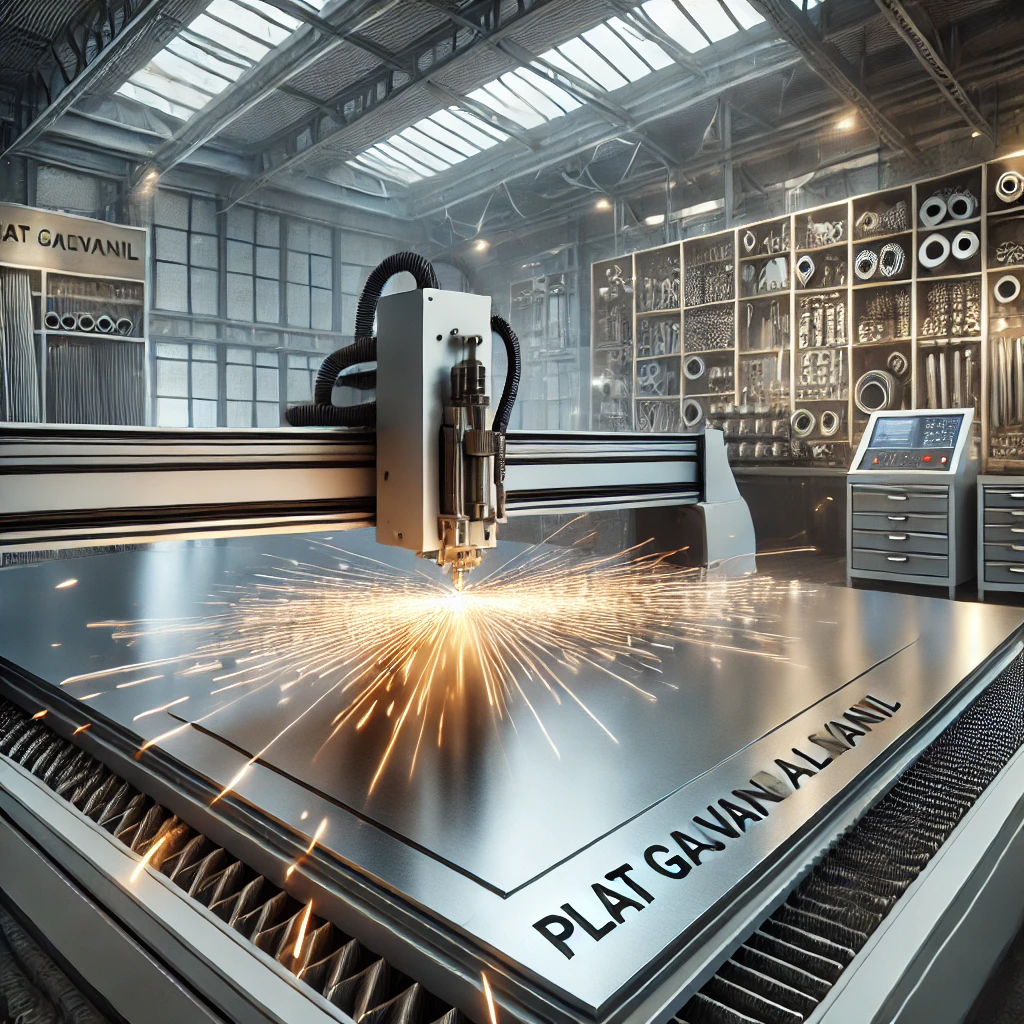 laser cutting plat galvanil
