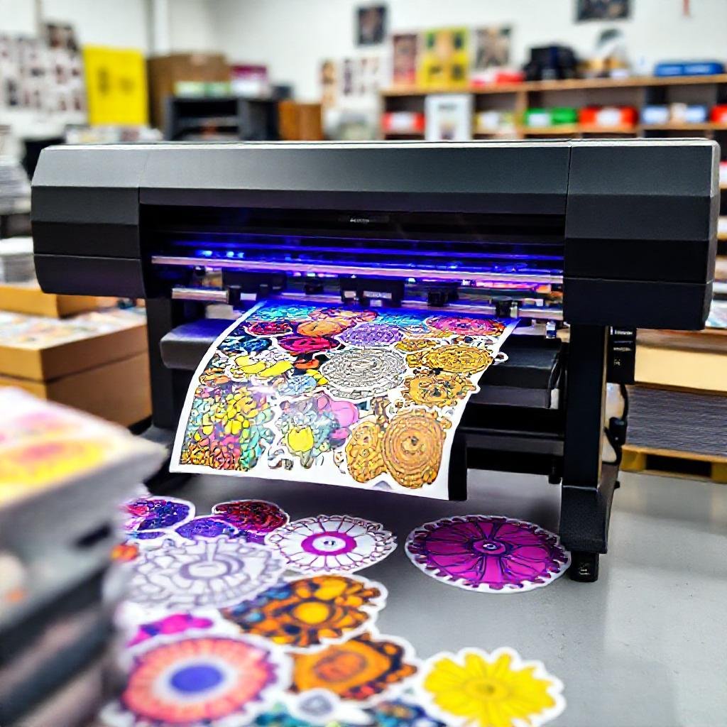 Digital Printing Sticker UV Pamulang