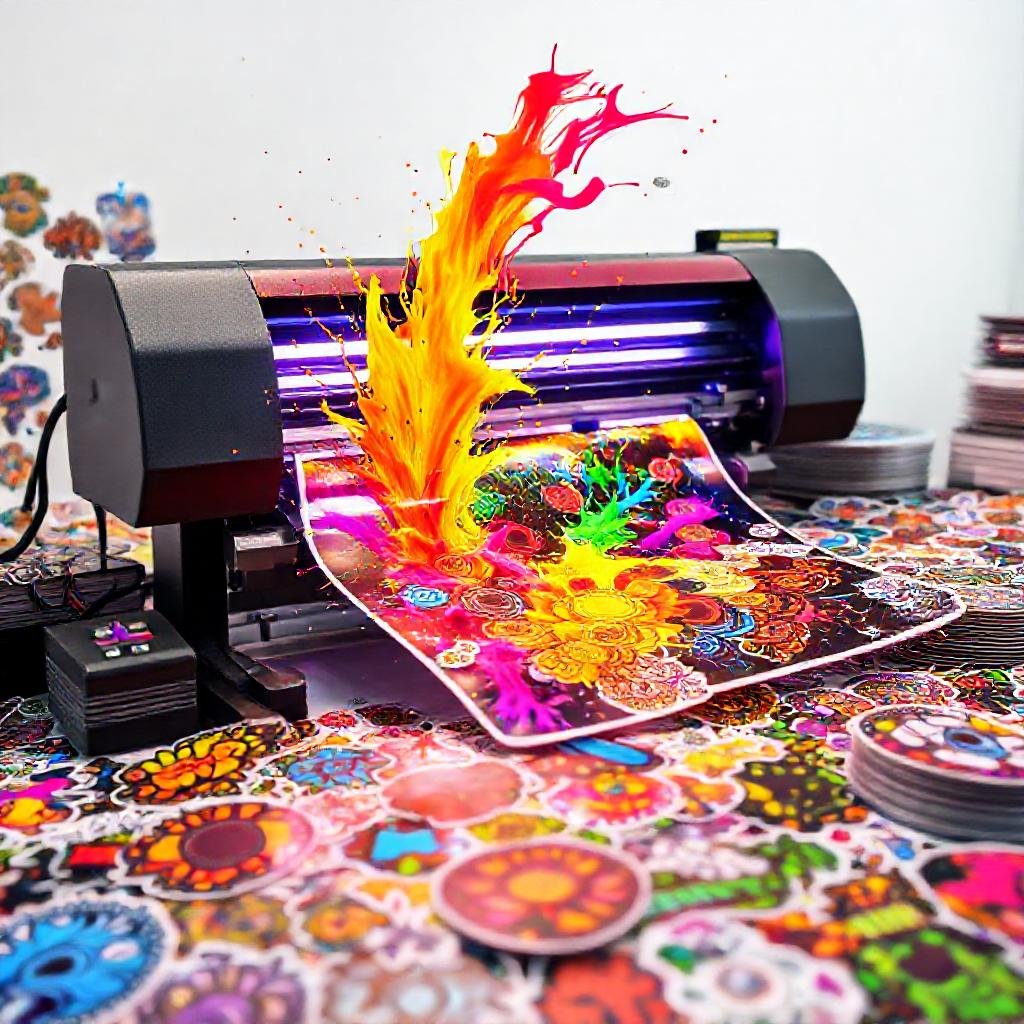 Digital Printing Sticker UV Ciputat