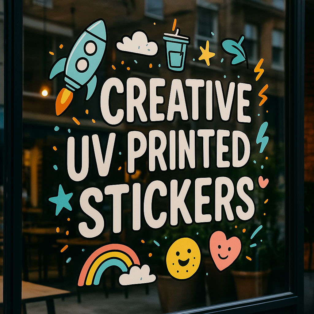 Digital Printing Sticker UV Kreatif di Kelapa Gading, Jakarta Utara