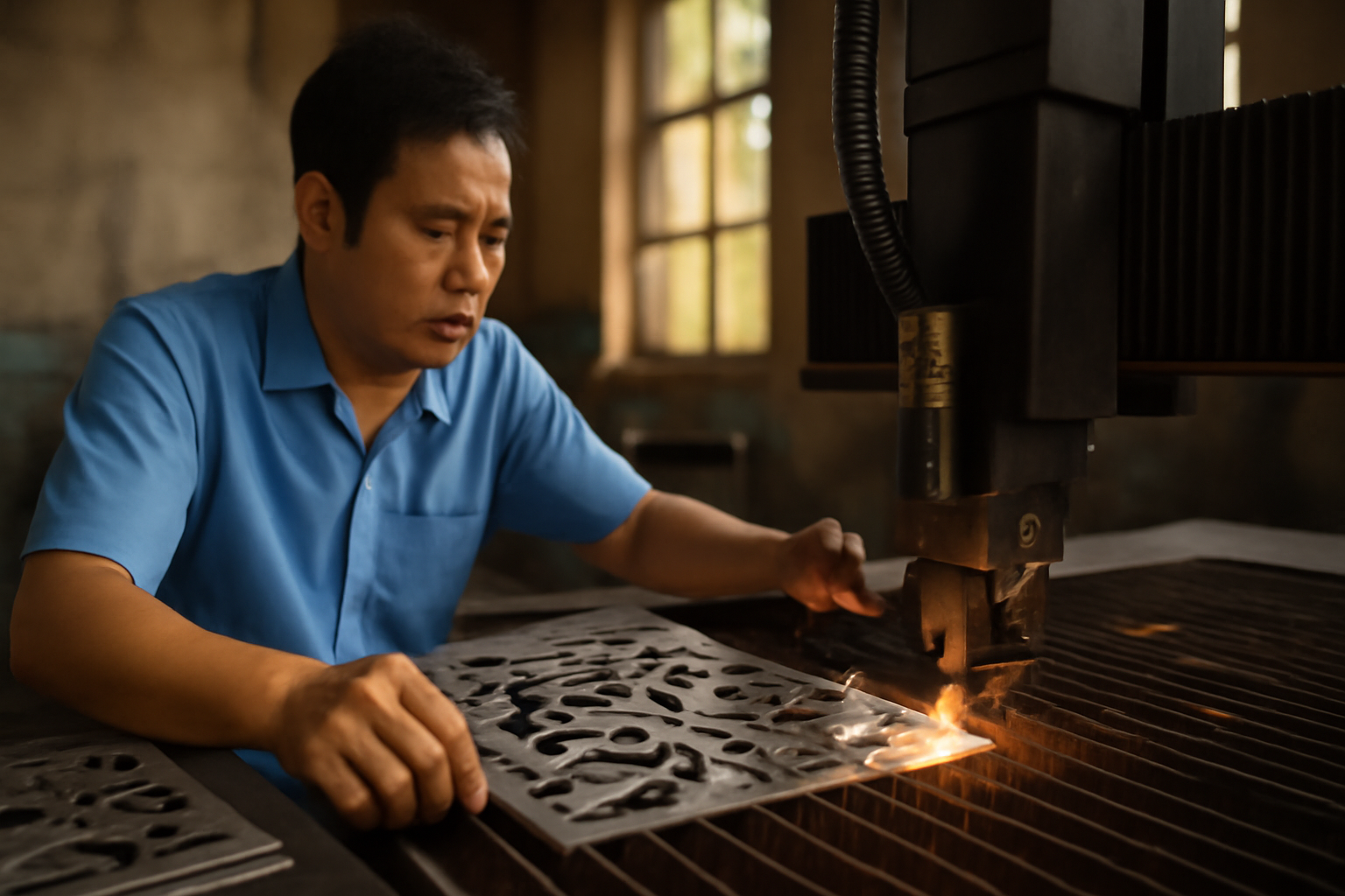Aplikasi Laser Cutting Plat Galvanil untuk Bisnis Dalam dunia bisnis yang semakin berkembang pesat, terutama dalam industri manufaktur dan konstruksi, penggunaan teknologi canggih untuk meningkatkan efisiensi dan kualitas produk menjadi hal yang sangat penting. Salah satu teknologi yang banyak digunakan adalah laser cutting plat galvanil. Teknologi ini memungkinkan pemotongan material dengan presisi yang sangat tinggi, yang sangat menguntungkan bagi bisnis yang memerlukan hasil yang cepat, akurat, dan efisien. Artikel ini akan membahas berbagai aplikasi laser cutting plat galvanil untuk bisnis, serta bagaimana teknologi ini dapat membawa keuntungan besar bagi perusahaan Anda. Apa Itu Laser Cutting Plat Galvanil? Sebelum membahas lebih dalam mengenai aplikasi dan manfaat laser cutting plat galvanil untuk bisnis, penting untuk memahami apa itu laser cutting dan apa yang dimaksud dengan plat galvanil. Laser cutting adalah proses pemotongan material dengan menggunakan sinar laser yang sangat terfokus. Sinar laser yang sangat panas akan melelehkan atau menguapkan material pada titik pemotongan, menghasilkan potongan yang sangat presisi dan bersih. Plat galvanil adalah jenis plat baja yang dilapisi dengan lapisan seng, memberikan perlindungan tambahan terhadap korosi. Plat ini sering digunakan dalam berbagai aplikasi industri karena ketahanannya terhadap cuaca dan ketahanan aus yang lebih baik. Laser cutting plat galvanil menawarkan solusi yang sempurna untuk memotong material ini dengan presisi yang sangat tinggi, terutama dalam aplikasi yang memerlukan kualitas potongan yang bersih dan akurat. Keunggulan Menggunakan Laser Cutting Plat Galvanil untuk Bisnis Laser cutting plat galvanil menawarkan berbagai keuntungan bagi bisnis, mulai dari efisiensi biaya hingga peningkatan kualitas produk. Berikut adalah beberapa keuntungan utama dari menggunakan teknologi laser cutting plat galvanil dalam bisnis Anda. 1. Presisi Tinggi dalam Pemotongan Salah satu keuntungan terbesar dari laser cutting plat galvanil adalah kemampuannya untuk memotong material dengan presisi yang sangat tinggi. Teknologi ini memungkinkan pemotongan dengan toleransi yang sangat ketat, bahkan untuk desain yang sangat rumit dan detail. Dalam dunia manufaktur, terutama di industri otomotif, konstruksi, dan mesin, ketepatan dalam pemotongan adalah hal yang sangat penting. Laser cutting memastikan setiap komponen yang diproduksi memiliki ukuran yang tepat dan sesuai dengan spesifikasi yang dibutuhkan. 2. Kecepatan Produksi yang Tinggi Kecepatan adalah faktor penting dalam dunia bisnis yang kompetitif. Proses laser cutting plat galvanil memungkinkan pemotongan material dengan sangat cepat tanpa mengorbankan kualitas. Proses pemotongan laser dapat dilakukan jauh lebih cepat daripada metode pemotongan tradisional, seperti pemotongan manual atau dengan mesin lainnya. Ini mengarah pada waktu produksi yang lebih singkat, memungkinkan bisnis untuk menyelesaikan proyek lebih cepat dan meningkatkan efisiensi operasional secara keseluruhan. 3. Pengurangan Limbah Material Salah satu manfaat utama dari laser cutting plat galvanil adalah pengurangan pemborosan material. Karena laser cutting sangat presisi, proses ini memungkinkan pemotongan dengan margin yang sangat sempit. Hal ini mengurangi pemborosan material yang sering terjadi pada metode pemotongan tradisional. Dalam dunia bisnis, mengurangi pemborosan material dapat menghemat biaya dan meningkatkan profitabilitas. Selain itu, pengurangan limbah juga berkontribusi pada keberlanjutan dan pengurangan dampak lingkungan, yang semakin menjadi perhatian di kalangan konsumen dan perusahaan. 4. Hasil Potongan yang Bersih dan Halus Laser cutting plat galvanil menghasilkan hasil potongan yang sangat halus dan bersih, tanpa burr atau tepi kasar yang sering kali terjadi pada metode pemotongan lain. Tepi yang halus ini mengurangi kebutuhan untuk proses finishing lebih lanjut, seperti penghalusan tepi atau penghilangan burr. Dengan demikian, bisnis dapat menghemat waktu dan biaya yang biasanya dikeluarkan untuk proses finishing tambahan. Selain itu, hasil potongan yang halus dan presisi memberikan keuntungan estetika, terutama untuk aplikasi yang memerlukan tampilan visual yang menarik, seperti dalam pembuatan produk-produk dekoratif atau signage. 5. Fleksibilitas dalam Desain Laser cutting plat galvanil menawarkan fleksibilitas desain yang sangat tinggi. Anda dapat membuat desain yang sangat kompleks dan rumit, baik itu untuk komponen kecil atau bagian yang lebih besar. Dengan laser cutting, Anda tidak terbatas oleh bentuk atau ukuran tradisional, sehingga memberikan kebebasan lebih dalam merancang produk yang sesuai dengan kebutuhan dan keinginan pelanggan. Ini sangat berguna dalam pembuatan prototipe, produk custom, atau desain yang membutuhkan tingkat kreativitas yang tinggi. Aplikasi Laser Cutting Plat Galvanil untuk Bisnis Laser cutting plat galvanil memiliki berbagai aplikasi dalam dunia bisnis. Teknologi ini digunakan secara luas di industri manufaktur, otomotif, konstruksi, dan berbagai sektor lainnya. Berikut adalah beberapa contoh aplikasi laser cutting plat galvanil yang dapat meningkatkan efisiensi dan kualitas bisnis Anda. 1. Industri Otomotif Dalam industri otomotif, laser cutting plat galvanil digunakan untuk memotong berbagai komponen kendaraan, seperti braket, frame, panel bodi, dan komponen lainnya. Keakuratan tinggi yang ditawarkan oleh laser cutting memastikan bahwa setiap bagian memiliki toleransi yang sangat ketat, yang penting untuk keselamatan dan kinerja kendaraan. Proses laser cutting juga memungkinkan pemotongan material dengan cepat, yang sangat penting dalam produksi massal kendaraan. 2. Konstruksi dan Arsitektur Laser cutting plat galvanil banyak digunakan dalam sektor konstruksi dan arsitektur, terutama untuk membuat elemen struktural atau dekoratif yang terbuat dari plat galvanil. Dalam pembuatan fasad bangunan, panel dinding, dan pemisah ruangan, laser cutting memungkinkan desain yang sangat presisi dan detail, memberikan hasil yang lebih estetis dan fungsional. Selain itu, plat galvanil yang tahan terhadap korosi menjadikannya pilihan ideal untuk elemen luar ruangan yang terpapar cuaca. 3. Industri Mesin dan Peralatan Di industri mesin dan peralatan, laser cutting plat galvanil digunakan untuk memotong komponen mesin yang memerlukan ketahanan tinggi dan toleransi yang ketat. Komponen seperti gear, alat potong, dan bagian struktural lainnya sering kali diproduksi menggunakan teknologi laser cutting untuk memastikan kekuatan dan ketepatan dimensi yang diperlukan dalam operasi mesin yang presisi. 4. Produk Kustom dan Branding Laser cutting plat galvanil juga banyak digunakan dalam pembuatan produk kustom dan branding. Misalnya, perusahaan dapat memesan laser cutting untuk menciptakan signage kustom, logo, dan elemen dekoratif lainnya yang sesuai dengan desain merek mereka. Proses laser cutting memungkinkan pembuatan produk yang sangat tepat dan estetis, yang sangat penting dalam membangun identitas merek yang kuat. Mengapa Memilih EasyPrint untuk Laser Cutting Plat Galvanil? EasyPrint adalah penyedia layanan laser cutting plat galvanil yang dapat membantu Anda mengoptimalkan hasil produksi dengan kualitas tinggi, efisiensi, dan kecepatan. Kami menggunakan mesin laser cutting canggih yang memungkinkan pemotongan dengan presisi tinggi dan hasil yang bersih. Dengan tim yang berpengalaman, kami siap untuk mendukung berbagai kebutuhan bisnis Anda, baik itu dalam produksi massal atau desain custom. Kami juga memahami pentingnya waktu dalam dunia bisnis. Oleh karena itu, kami berkomitmen untuk memberikan hasil yang cepat dan efisien, sehingga proyek Anda dapat diselesaikan tepat waktu. Dengan layanan kami, Anda akan mendapatkan hasil terbaik dengan harga yang kompetitif, serta dukungan teknis dan konsultasi yang ramah. Informasi Pemesanan Jika Anda tertarik untuk menggunakan layanan laser cutting plat galvanil dari EasyPrint, Anda dapat menghubungi kami melalui WhatsApp di +62 878-1103-2142 atau mengunjungi kami di alamat Jalan AMD X No.33 Rt.001 Rw.009, Kreo, Larangan, Kota Tangerang, Banten, Indonesia. Kami buka dari Senin hingga Sabtu, pukul 08.00 - 17.00. Tim kami siap membantu Anda mulai dari konsultasi desain, pemilihan material, hingga pengerjaan proyek Anda dengan teknologi terbaru dan kualitas terbaik. Hubungi kami hari ini untuk mendapatkan solusi terbaik dalam laser cutting plat galvanil yang sesuai dengan kebutuhan dan anggaran bisnis Anda. FAQ Mengenai Laser Cutting Plat Galvanil untuk Bisnis Apa itu laser cutting plat galvanil? Laser cutting plat galvanil adalah proses pemotongan plat baja galvanil menggunakan sinar laser yang sangat terfokus untuk memanaskan dan memotong material dengan presisi tinggi. Proses ini menghasilkan potongan yang sangat bersih dan akurat, yang sangat penting untuk aplikasi industri. Apa saja keuntungan menggunakan laser cutting plat galvanil dalam bisnis? Keuntungan utama menggunakan laser cutting plat galvanil adalah presisi tinggi, kecepatan pemotongan yang tinggi, pengurangan pemborosan material, dan hasil potongan yang halus. Ini membuatnya ideal untuk berbagai aplikasi industri yang memerlukan ketepatan dan efisiensi. Untuk industri apa laser cutting plat galvanil digunakan? Laser cutting plat galvanil banyak digunakan dalam berbagai industri, seperti otomotif, konstruksi, manufaktur mesin, serta pembuatan produk kustom dan branding. Berapa ketebalan plat galvanil yang dapat dipotong dengan laser cutting? Mesin laser cutting plat galvanil dapat memotong material dengan berbagai ketebalan, dari material tipis hingga yang lebih tebal, tergantung pada jenis mesin dan kemampuan laser yang digunakan. Mengapa memilih EasyPrint untuk laser cutting plat galvanil? EasyPrint menawarkan teknologi laser cutting terkini, presisi tinggi, dan layanan pelanggan yang ramah. Kami dapat membantu Anda menyelesaikan proyek dengan efisien dan dengan hasil yang sesuai dengan kebutuhan bisnis Anda.