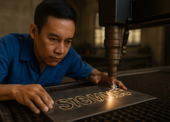 Laser Cutting Plat Besi