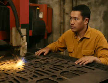 Laser Cutting Plat Besi