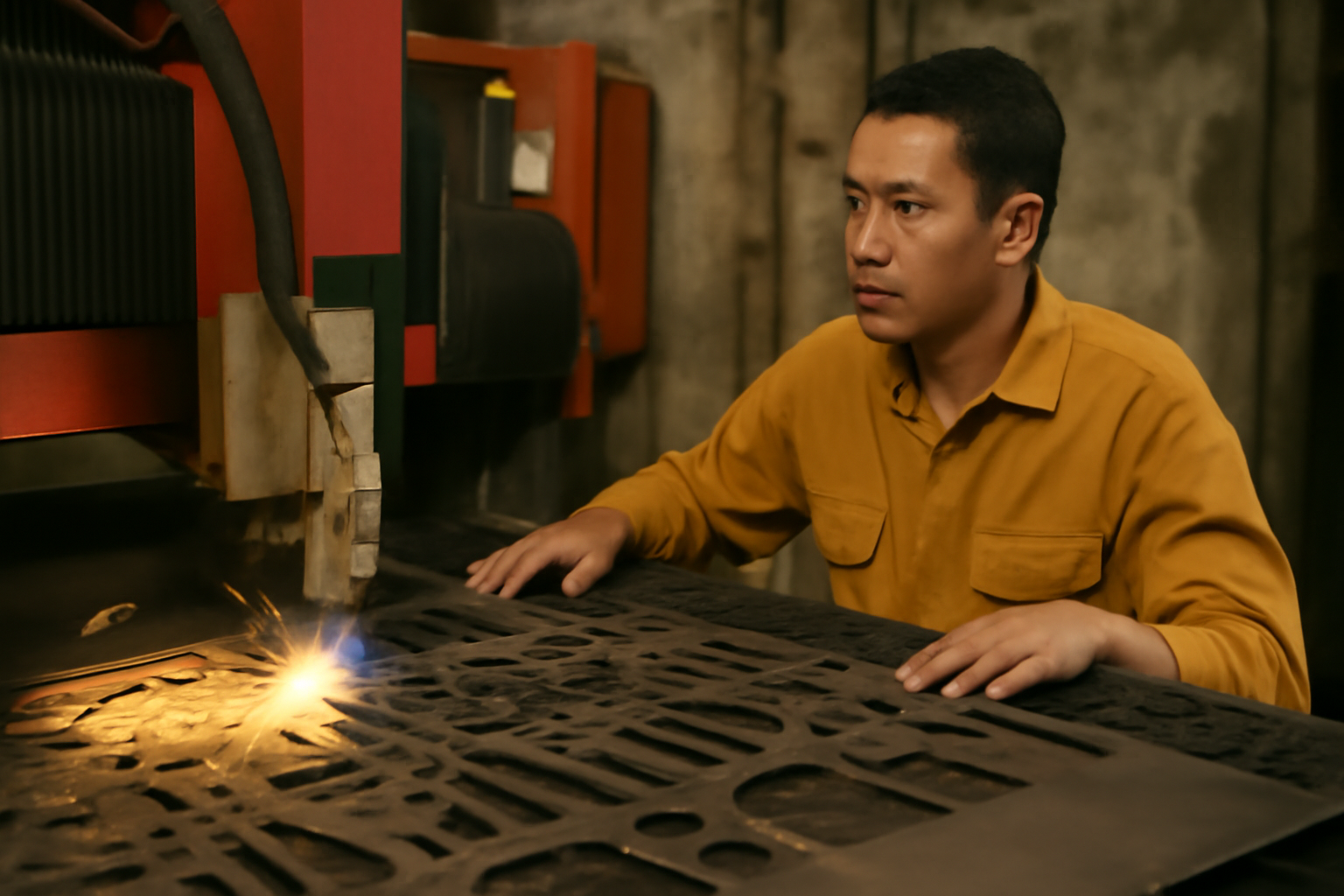 Laser Cutting Plat Besi