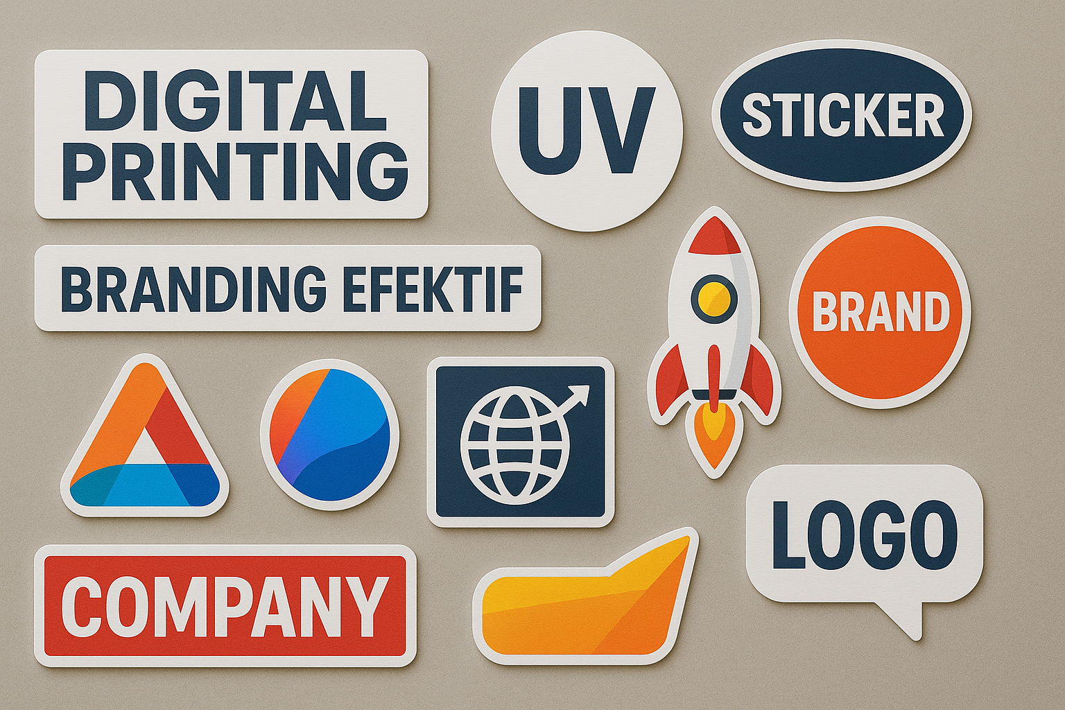 Digital Printing Sticker UV Tangerang Branding Efektif