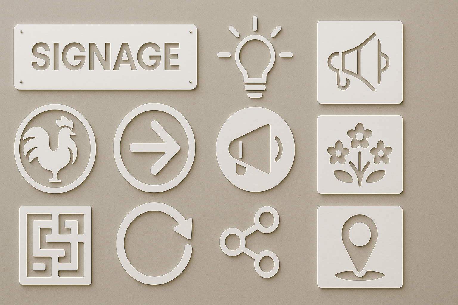 Laser Cutting Akrilik Tangerang Signage Kreatif