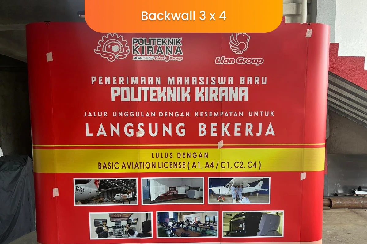 Cetak Backwall 3 x 4